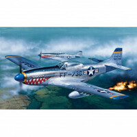 Italeri Plastic Model Kit F-51D Mustang 1:72 - 51-0086S