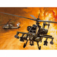 Italeri Plastic Model Kit Ah-64A Apache 1:72 - 51-0159S