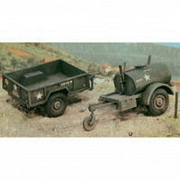 Italeri Plastic Model Kit 250 Gal.S Tank Trailer - M101 Cargo Trailer 1:35 - 51-0229S