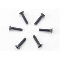 TRAXXAS SCREWS 2.5X12MM COUNTERSUNK MACHINE HEX DRIVE (6) - 38-2526