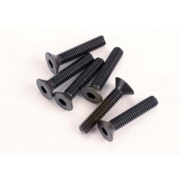 TRAXXAS Screws, 3x15mm countersunk machine (6) (hex drive) 38-2553