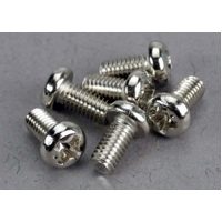 TRAXXAS Screws, 3x6mm roundhead machine (6) 38-2558