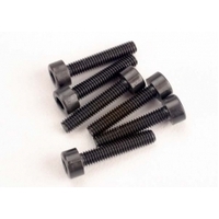 TRAXXAS Screws, 3x15mm cap-head machine (hex drive) (6) 38-2586