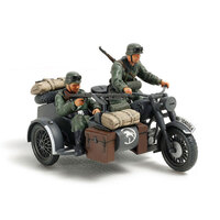 TAMIYA 1/48 GERMAN BIKE & SIDECAR