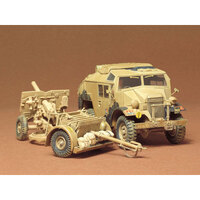 TAMIYA BR. 25 PDR. GUN & QUAD TRACTOR