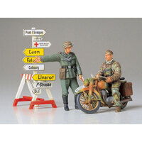 TAMIYA * GERMAN MOTORCYCLE ORDERLY SET