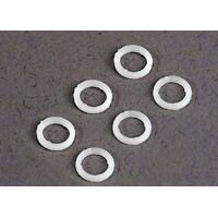 TRAXXAS White plastic washers (5x8x1.0mm) (6) 38-3685