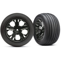 TRAXXAS TYRES & WHEELS RUSTLER FRONT - 38-3771A