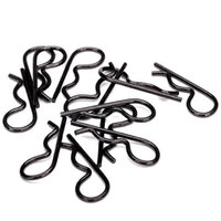 TRAXXAS BODY CLIPS, HEAVY DUTY, BLK (12) - 38-3934A