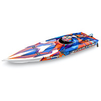 TRAXXAS SPARTAN BRUSHLESS 36" BOAT TQI - ORANGE