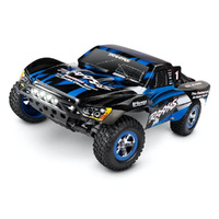 TRAXXAS SLASH BRUSHED 2WD SHORT COURSE W/LED - RBLUE