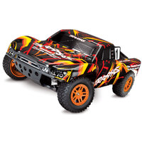 TRAXXAS Slash 4 X 4 Ready To Run Race Truck - Orange - 39-68054-1ORNG