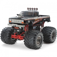 TAMIYA SUPER CLOD BUSTER BLACK MONSTER TRUCK KIT with ESC - 47432-600