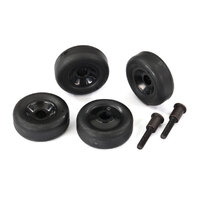 TRAXXAS WHEELS (2) / AXLES (2) - 38-4976