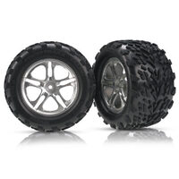 TRAXXAS TYRES AND WHEELS ASSY GLUED - 38-5174A