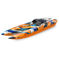 TRAXXAS DCB M41 WIDEBODY: BRUSHLESS 40' RACE BOAT TQI - ORANGER