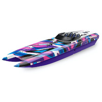 TRAXXAS DCB M41 WIDEBODY: BRUSHLESS 40' RACE BOAT TQI - PURPLE