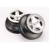 TRAXXAS WHEELS SATIN CHROME - 38-5872