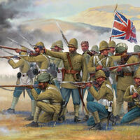 Italeri Plastic Model Kit 1:72 British Infantry And Sepoys - 51-6187S