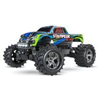 TRAXXAS STAMPEDE 4X4 WITH LED LIGHTS - BLUE