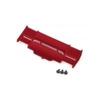 TRAXXAS WING, RUSTLER 4X4 (RED) 3X8 FCS (3) - 38-6721R