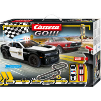 GO!! ON THE RUN POLICE SLOT CAR SET - 72662510