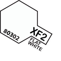 TAMIYA XF-2 FLAT WHITE- Enamel Paint Pot