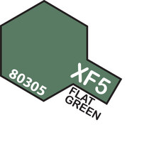 TAMIYA XF-5 FLAT GREEN- Enamel Paint Pot