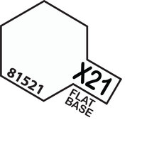 TAMIYA ACRYLIC MINI X-21 FLAT BASE