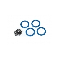 TRAXXAS BEADLOCK RINGS, BLUE (2.2") - 38-8168X