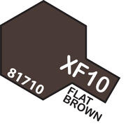 TAMIYA ACRYLIC PAINT -  MINI XF-10 FLAT BROWN