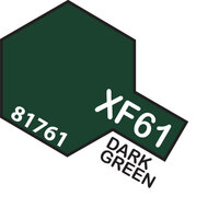 TAMIYA ACRYLIC PAINT -  MINI XF-61 DARK GREEN