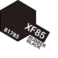 TAMIYA ACRYLIC PAINT -  MINI XF-85 RUBBER BLACK