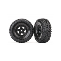 TRAXXAS TIRES & WHEELS, ASS, GLUED TRX-4 SPORT (2) - 38-8179