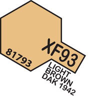 TAMIYA ACRYLIC PAINT -  MINI XF-93 LIGHT BROWN DAK 1942