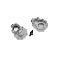 TRAXXAS PORTAL HOUSINGS, INNER REAR, 6061-T6 ALUM, CHARCOAL GRAY-ANOD (2) - 38-8253A