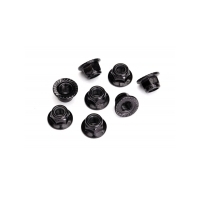 TRAXXAS NUTS, 5MM FLANGED NYLON LOCKING (8) - 38-8447