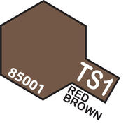 TAMIYA SPRAY PAINT CAN- TS-1 RED BROWN