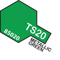 TAMIYA SPRAY PAINT CAN- TS-20 METALLIC GREEN