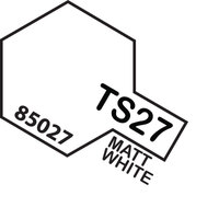 TAMIYA SPRAY PAINT CAN-  TS-27 MATT WHITE