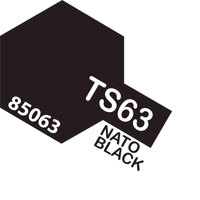 TAMIYA  SPRAY PAINT CAN- TS-63 NATO BLACK