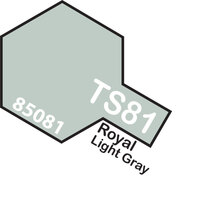 TAMIYA SPRAY PAINT CAN-  TS-81 ROYAL LIGHT GRAY