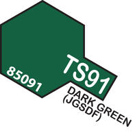 TAMIYA SPRAY PAINT CAN-  TS-91 DARK GREEN (JGSDF)