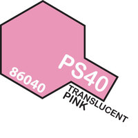 TAMIYA SPRAY PAINT CAN-  PS-40 TRANSLUCENT PINK