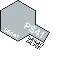 TAMIYA SPRAY PAINT CAN-  PS-41 BRIGHT SILVER