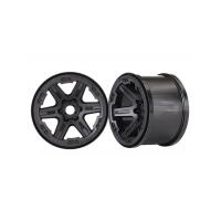 TRAXXAS WHEELS, 3.8' (BLACK) (2)