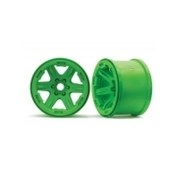 TRAXXAS WHLS, 3.8' (GREEN) (2) (17MM SPLINED) - 38-8671G