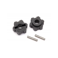 TRAXXAS WHEEL HUBS, HEX (2)/ 2.5X12 PINS (2) - 38-8956