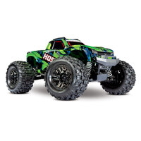 TRAXXAS HOSS 1-10th 4WD Brushless Ready to Run Monster Truck - Green Body - 39-90076-4GRN