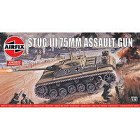 AIRFIX STUG III 75MM ASSAULT GUN 1:76 SCALE